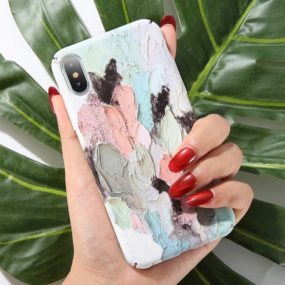 Dye Luminous Phone Case Hard Cover For iPhone X ✨ - Picture 2 of 8